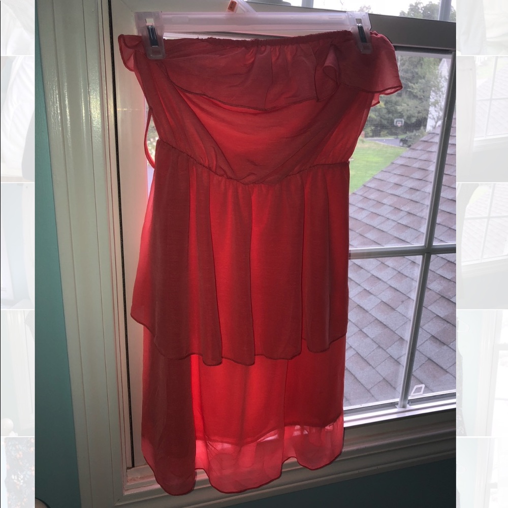 Ruffled Orange dress